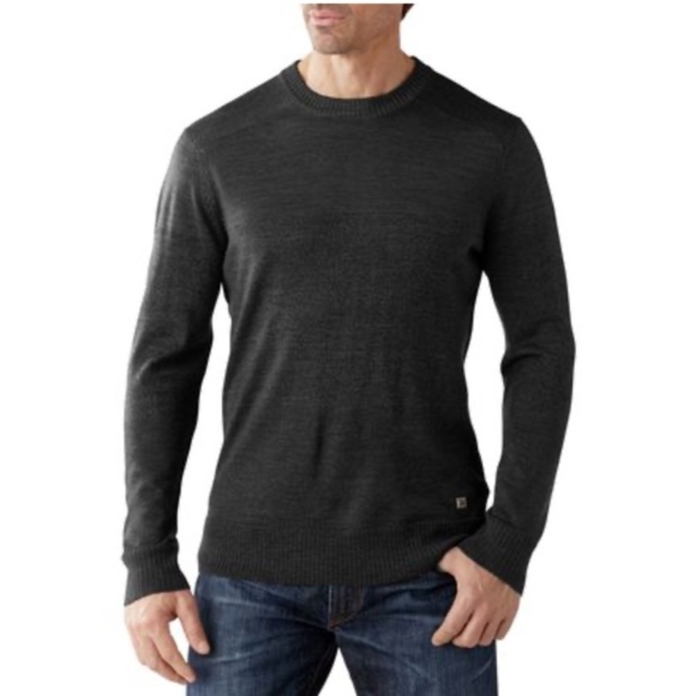 Smartwool Kiva Ridge Gray Merino Wool Crewneck Sweater S